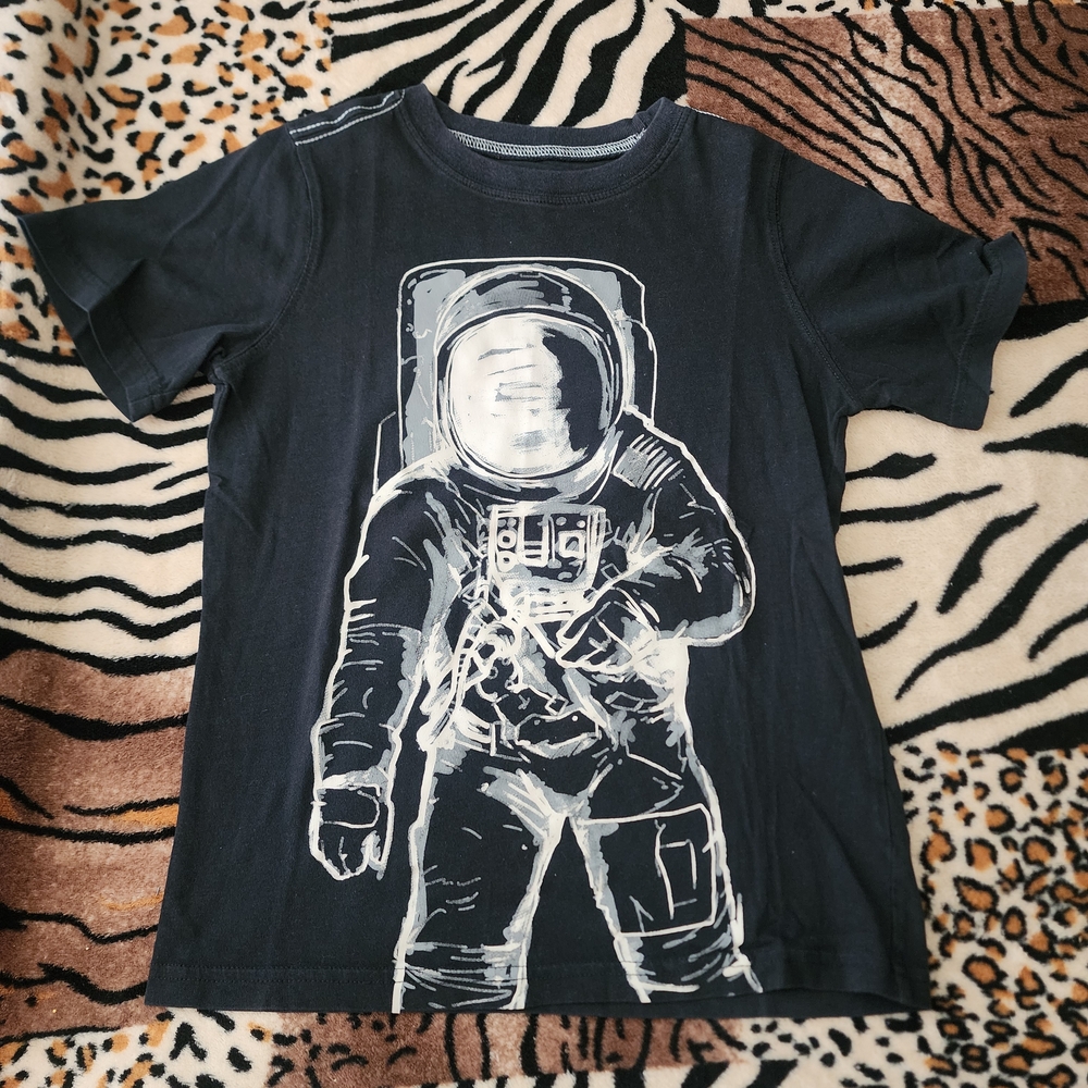Carter's Black Astronaut Short Sleeve Tee Size 6